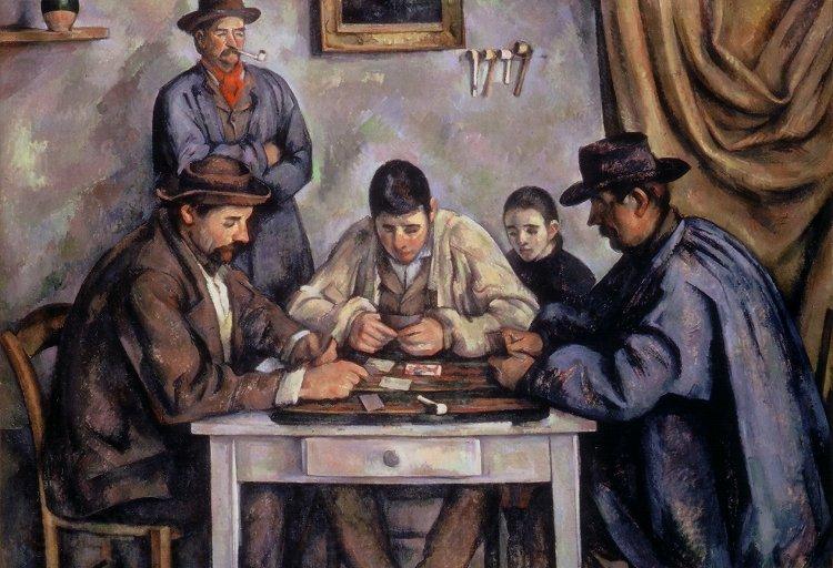 Paul Cezanne The Card Players Les joueurs de cartes France oil painting art